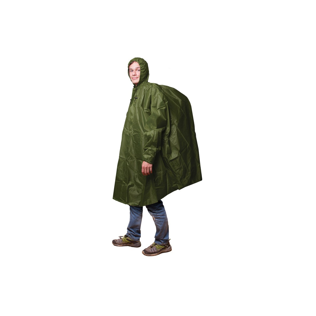 Pelerine respirante poncho Kaki