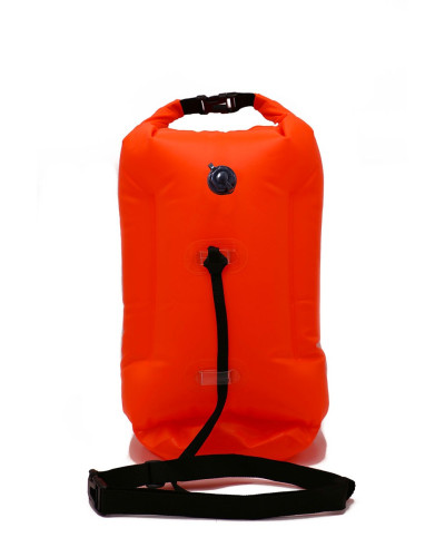 Bouée de nage safety buoy rouge fluo / eau libre - Frendo