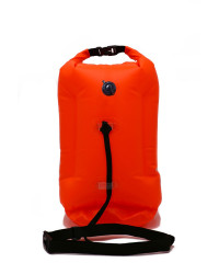 Bouée de nage safety buoy rouge fluo / eau libre - Frendo