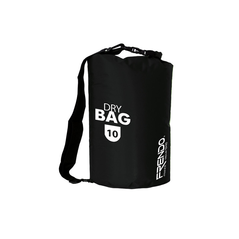 SAC ETANCHE TOILE DE BACHE - 10L - NOIR