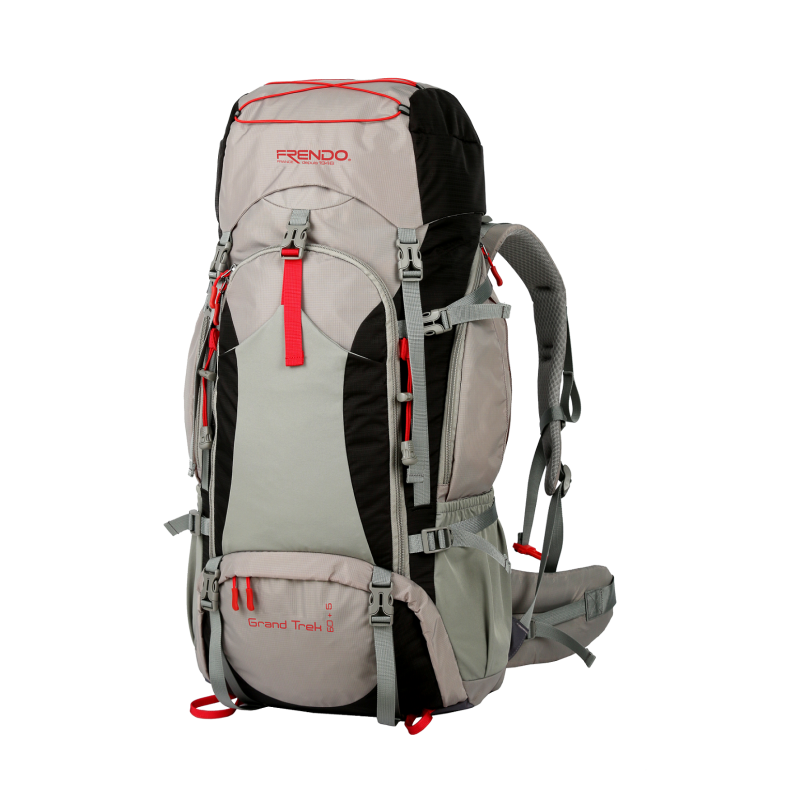 Sac à dos trekking 60 litres + rehausse 5 litres - FRENDO